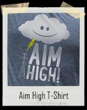 Aim High - Storm Cloud And Lightning T-Shirt