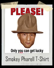 Smokey Pharell Big Hat T-Shirt