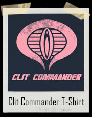 Clit Commander G.I. Joe Cobra Logo T-Shirt