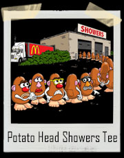 Mr. Potato Head Showers Mc D's Nazi T-Shirt