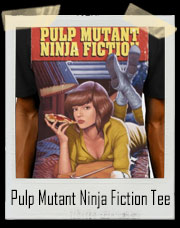 Pulp Mutant Ninja Fiction April O'Neil TMNT T-Shirt