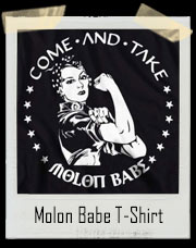 Molon Babe Molon Labe Come And Take Women's T-Shirt