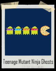 Teenage Mutant Ninja Ghosts Pizza Pac Man T-Shirt
