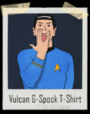 Vulcan Salute Naughty Mr. G-Spock Star Trek T-Shirt