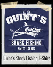 Quint's Shark Fishing T-Shirt From Jaws