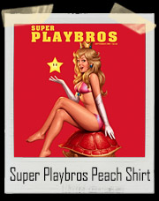 Super Playbros 1up Pin Up Princess Peach T-Shirt