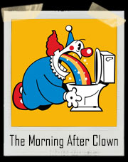The Morning After Clown Rainbow Vomit T-Shirt