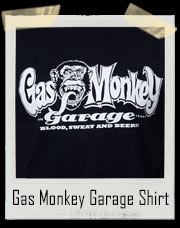 Gas Monkey Garage Blood Sweat And Beer T-Shirt