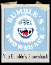 Rudolph the Red-Nosed Reindeer's Yeti Bumble's North Pole Snowshack T-Shirt