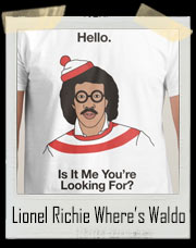 Lionel Richie Hello Where’s Waldo T-Shirt