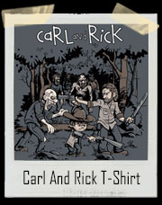 Carl And Rick Walking Dead Adventure T-Shirt