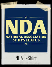 National Association of Dyslexics NDA T-Shirt