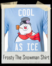Frosty The Snowman Cool As Ice Christmas T-Shirt