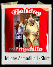 Holiday Armadillo Ross And Monica Friends Christmas T-Shirt