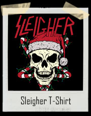Sleigher Holiday Skull T-Shirt