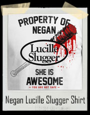Negan Lucille Slugger Walking Dead Bat T-Shirt