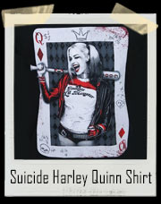 Suicide Squad Harley Quinn Queen Card T-Shirt