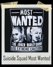 Suicide Squad Most Wanted Joker And Harley Quinn T-Shirt
