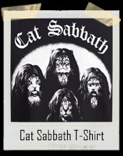 Cat Sabbath T-Shirt Black Sabbath Inspired