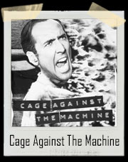 Cage Against The Machine With Nicolas Cage / Rage Against The Machine Inspired T-Shirt
