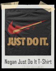 Negan Just Do It Walking Dead / Nike Inspired Bloody Bat T-Shirt