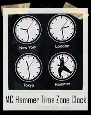 MC Hammer Time Zone Clocks T Shirt