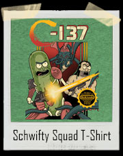 Schwifty Squad Pickle Rick C-137 Contra Inspired T-Shirt