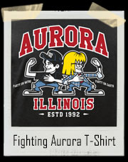 Party Time Fighting Aurora Parody T-Shirt