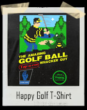 The Amazing Golf Ball Whacker Guy Golf T-Shirt