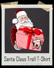 Santa Claus Circle Game Troll T-Shirt