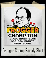 George The Frogger Champion 1998 Parody T-Shirt