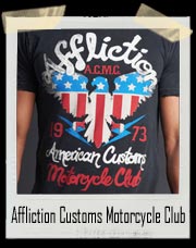 Affliction A.C.M.C American Customs Motorcycle Club Shirt
