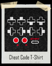 Cheat Code Up Up Down Down Left Right Left Right B A Start T-Shirt