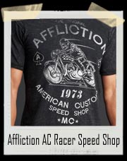 Affliction American Custom Racer Speed Shop Bkbo Shirt