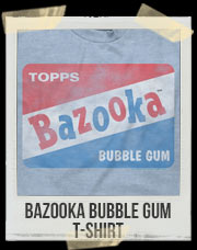 Bazooka Bubble Gum T-Shirt - Blue