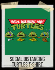 Social Distancing Turtles T-Shirt