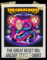 The Great Reset 80s Arcade Style T-Shirt