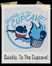 Quickly, To The Cupcave! Batman and Robin Cupcake T-Shirt