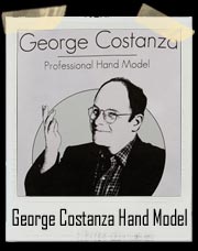 George Costanza Professional Hand Model Seinfeld T Shirt