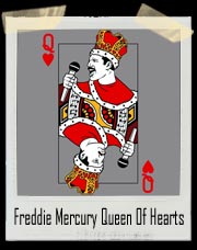 Freddie Mercury Queen Of Hearts T-Shirt