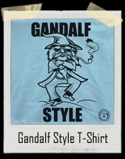 Gandalf Style Wizard T-Shirt