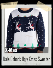 Step Brothers Dale Doback Ugly Christmas Sweater