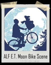 ALF And Willie E.T. Moon Bike Scene T-Shirt