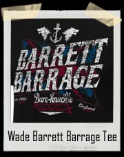 Wade Barrett Barrage Men's Authentic T-Shirt