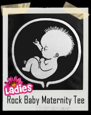 Rock Baby Maternity Tee Shirt