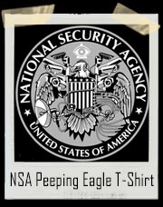 NSA - National Security Agency Peeping Eagle T-Shirt