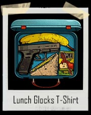 Gun In Lunch Box - Lunch Glocks T-Shirt