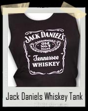 Jack Daniels Whiskey Label Logo Tank Top