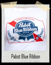 Pabst Blue Ribbon PBR White Ladies Graphic T Shirt