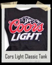 Coors Light Classic Logo Womens Black Tank
